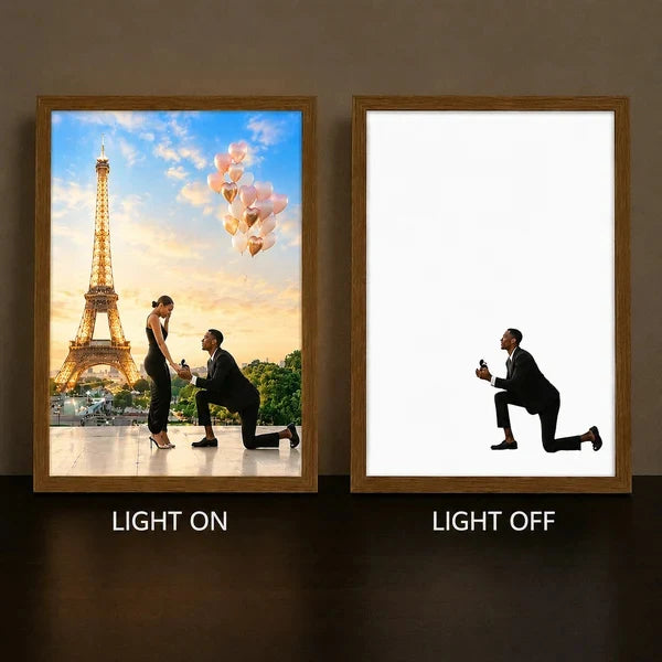 Custom picture — light on and light off
