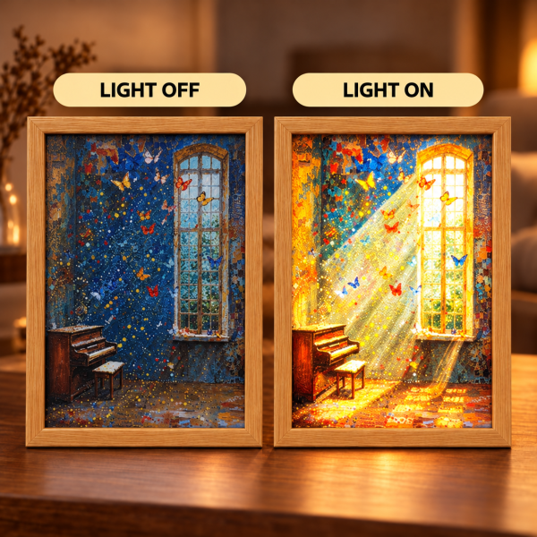 Butterfly Piano Reverie — Illuminated Art